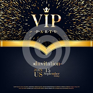 VIP invitation premium design background template.
