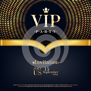 VIP invitation premium design background template.