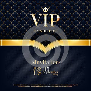 VIP invitation premium design background template.