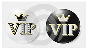 VIP labels, badges or tags