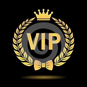 Vip member gold icon