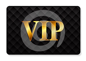 VIP Members Card Vector Illustration