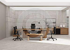 VIP office furniture 3D rendering