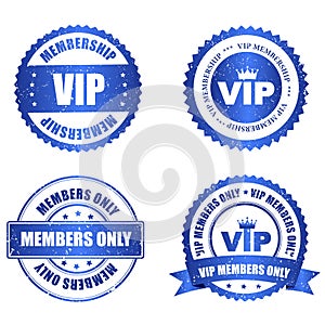 VIP rubber stamp