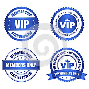 VIP rubber stamp