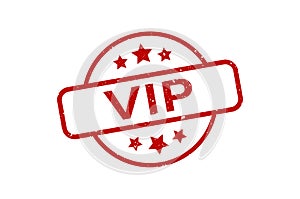 VIP - Stamp, Imprint, Seal Template. Vector Stock Illustration