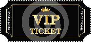 VIP ticket special guest on transparent background