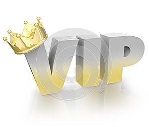 VIP Very Important Person Gold Crown Official King Executive