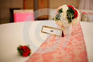 VIP Wedding Table