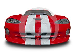 Viper isolated on white