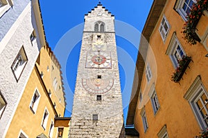 Vipiteno Sterzing bell tower clock - Alto Adige - Italy photo