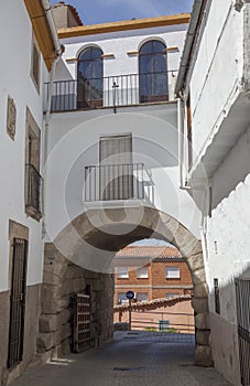 Virgen de la Guia Gate. View from inner city photo