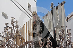 Virgen de la Soledad, Easter in Cadiz.