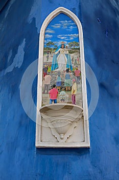 Virgin of Candelaria on Building Corner