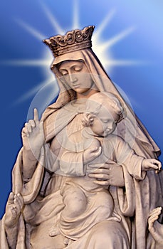 Virgin and Child photo