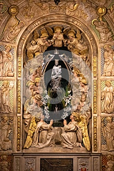 Virgin of the Cloister in the Cathedral of Solsona photo