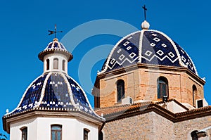 Virgin de Consuelo in Altea town. Spain