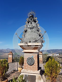 Virgin del Rocio Spain religious celebration