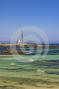 Virgin Island Lighthouse (Phare de Lile Vierge), Plouguerneau, Finistere, Brittany, France photo