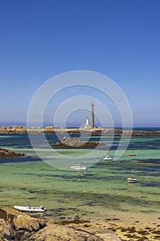 Virgin Island Lighthouse (Phare de Lile Vierge), Plouguerneau, Finistere, Brittany, France