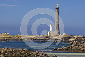 Virgin Island Lighthouse (Phare de Lile Vierge), Plouguerneau, Finistere, Brittany, France photo