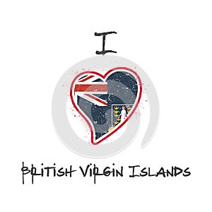 Virgin Islander flag patriotic t-shirt design.