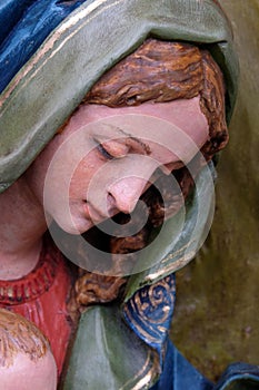 Virgin Mary, altarpiece in the church of St Matthew in Stitar, Croatia