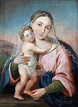 Virgin Mary with baby Jesus