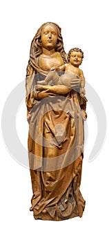 Virgin Mary Baby Jesus Sculpture