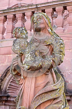 Virgin Mary with baby Jesus photo