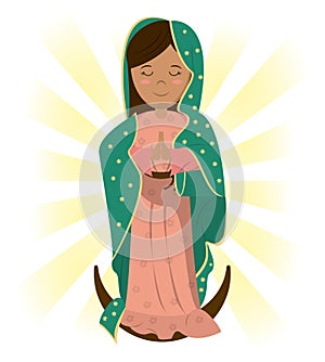 Panna katolík modlitba požehnat obraz 