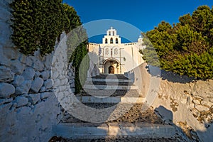 Virgin Mary church in Pyrgos town, Santorini