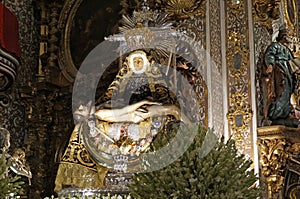 Virgin Mary Holding Jesus Christ