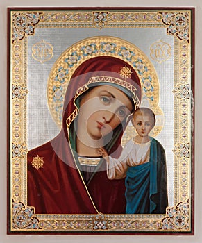 Virgin Mary Icon photo