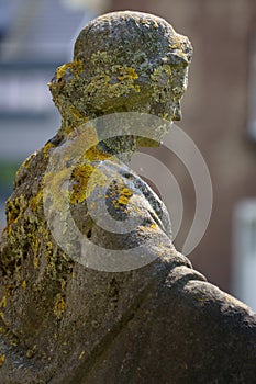 Virgin Mary outside the Saint Amandus church, Oostakker, Ghent, Belgium.