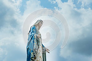 The Virgin Mary statue