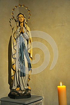 Virgin Mary statue photo