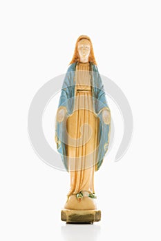 Virgin Mary statue.