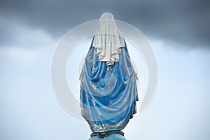 Virgin mary statue