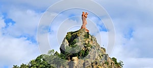 Virgin Mary Statue in Le Puy-en-Velay, Auvergne photo