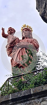 Virgin Mary Statue in Le Puy-en-Velay, Auvergne photo