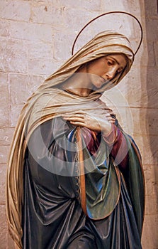 Virgin Mary statue photo