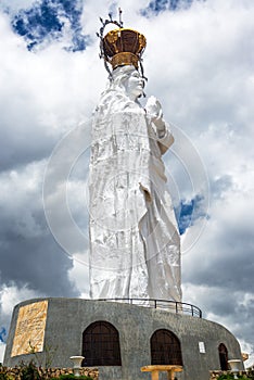 Virgin Mary Statue in Peru