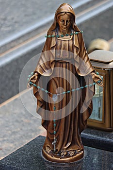 Virgin Mary statuette