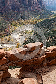 Virgin River Valley View in Zion National Park