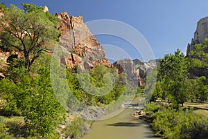 Virgin River in Zion National Park, Utah