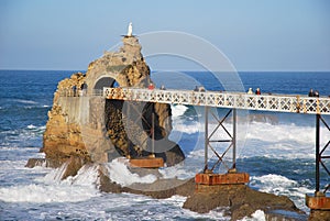 Virgin on the Roc in Biarritz photo