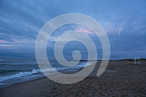 Virginia beach sunrise pier
