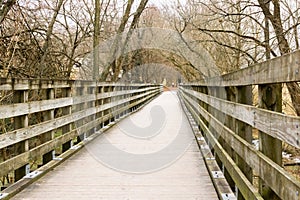 Virginia Creeper Trail bridge and boardwalk