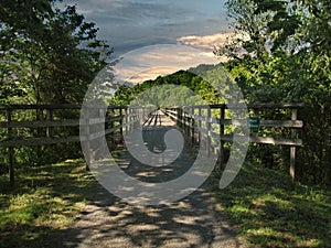 Virginia Creeper Trail Wooden Trestle